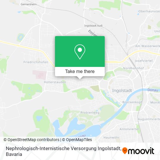 Карта Nephrologisch-Internistische Versorgung Ingolstadt