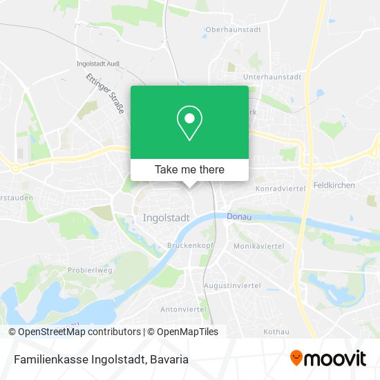 Карта Familienkasse Ingolstadt