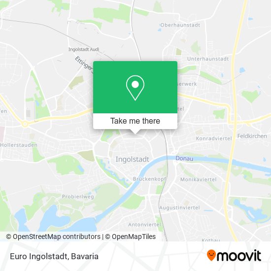 Euro Ingolstadt map