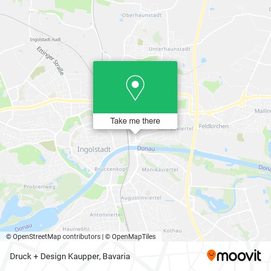 Druck + Design Kaupper map