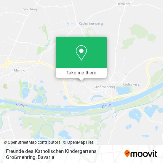 Карта Freunde des Katholischen Kindergartens Großmehring