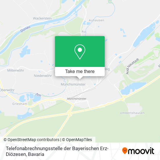 Карта Telefonabrechnungsstelle der Bayerischen Erz-Diözesen
