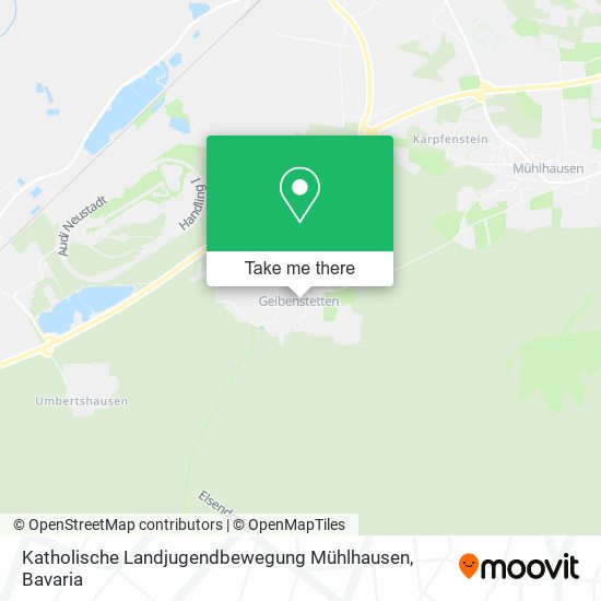 Карта Katholische Landjugendbewegung Mühlhausen