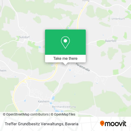 Treffer Grundbesitz Verwaltungs map