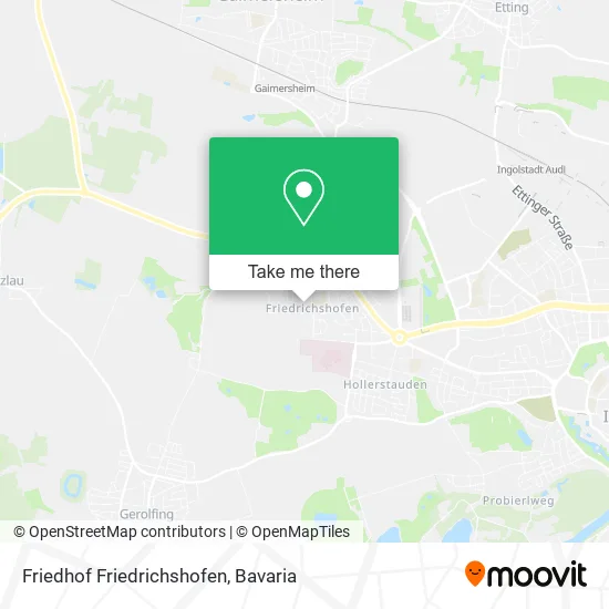 Friedhof Friedrichshofen map