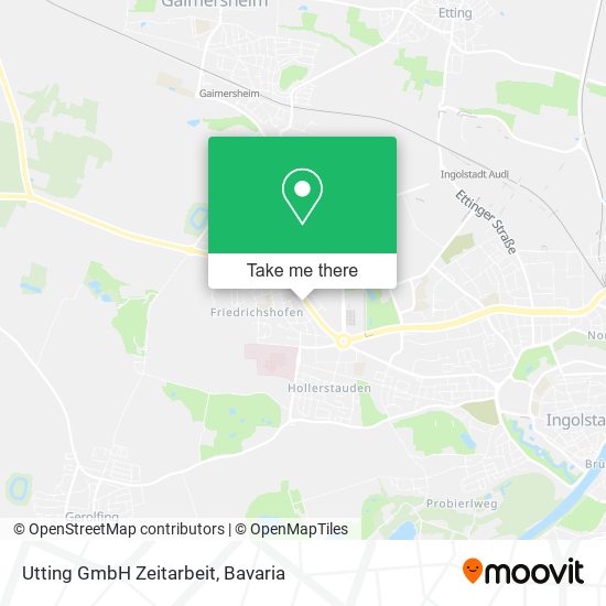 Utting GmbH Zeitarbeit map