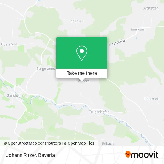 Johann Ritzer map