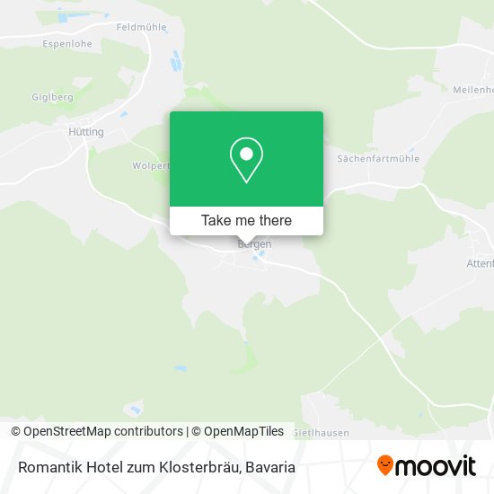 Romantik Hotel zum Klosterbräu map