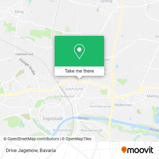 Drive Jagenow map