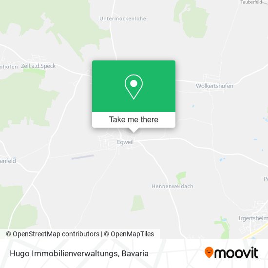 Hugo Immobilienverwaltungs map