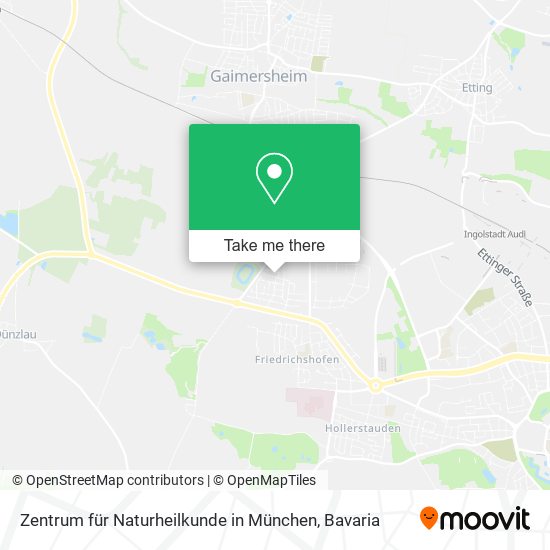 Zentrum für Naturheilkunde in München map