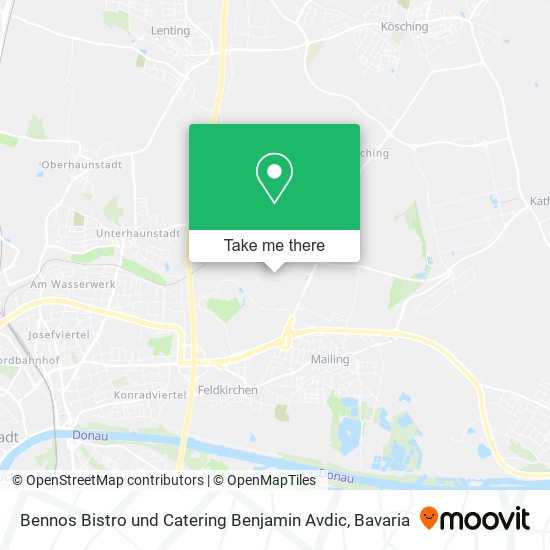 Bennos Bistro und Catering Benjamin Avdic map