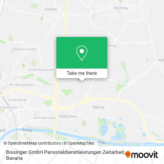 Bissinger GmbH Personaldienstleistungen Zeitarbeit map