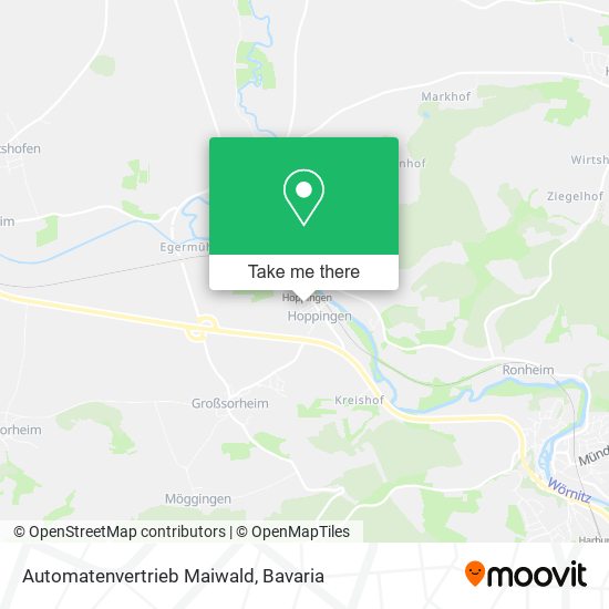 Automatenvertrieb Maiwald map