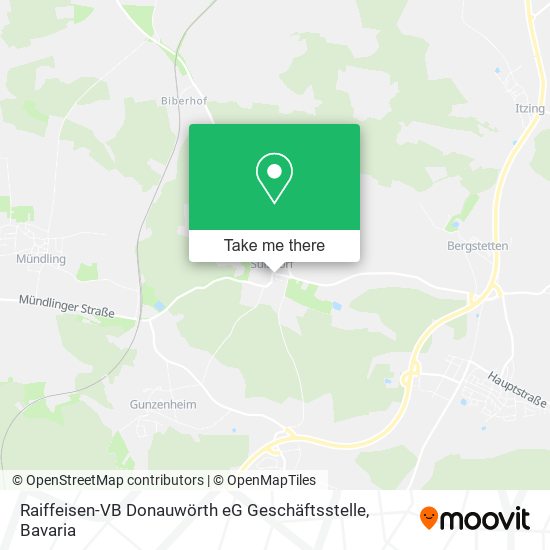 Raiffeisen-VB Donauwörth eG Geschäftsstelle map
