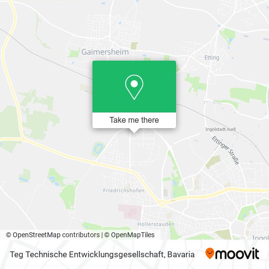 Teg Technische Entwicklungsgesellschaft map