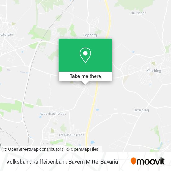 Volksbank Raiffeisenbank Bayern Mitte map