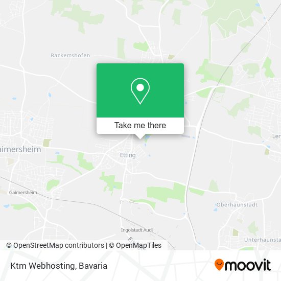 Ktm Webhosting map