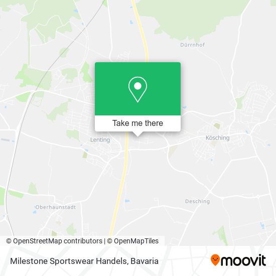 Milestone Sportswear Handels map