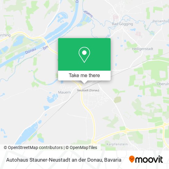 Autohaus Stauner-Neustadt an der Donau map