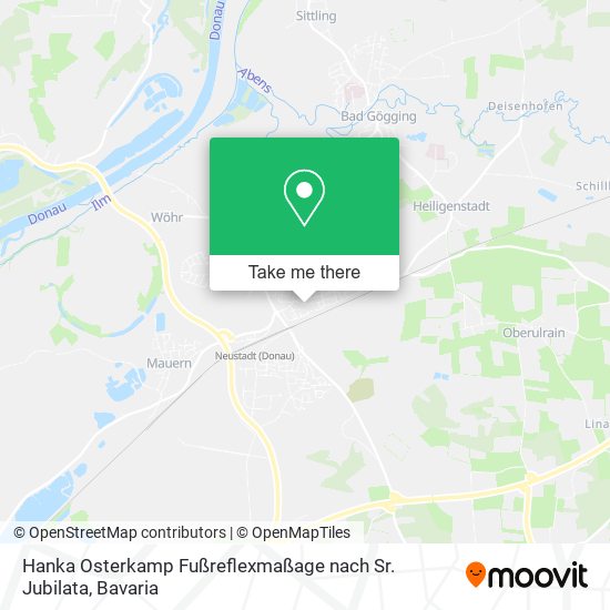 Карта Hanka Osterkamp Fußreflexmaßage nach Sr. Jubilata