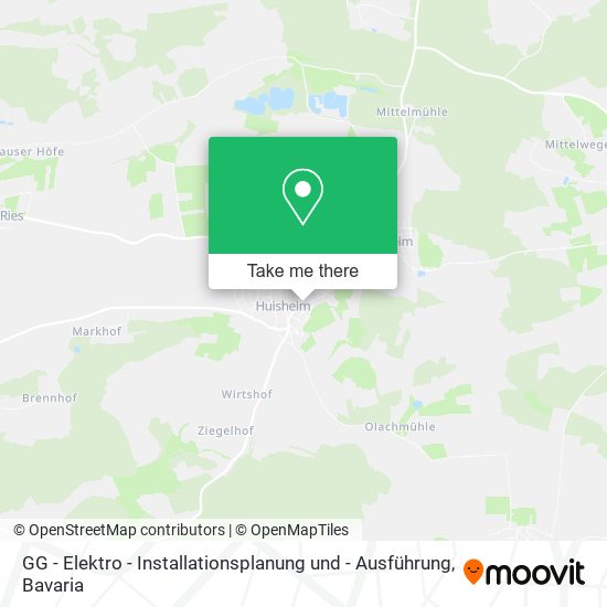 GG - Elektro - Installationsplanung und - Ausführung map