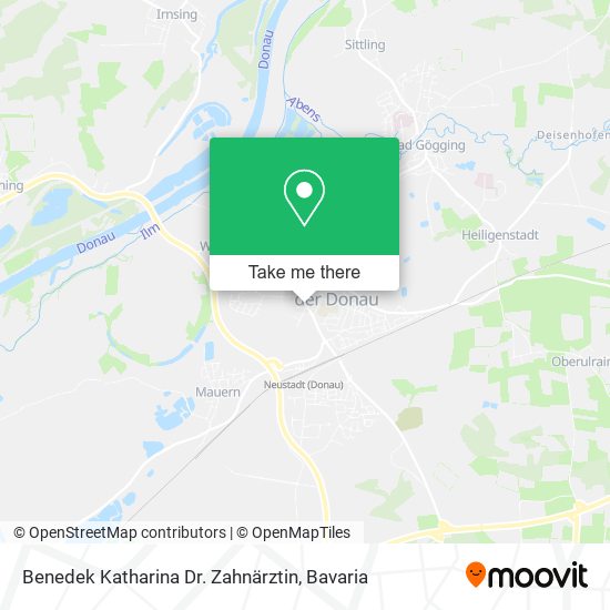 Benedek Katharina Dr. Zahnärztin map