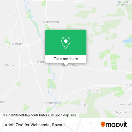 Adolf Zwölfer Viehhandel map