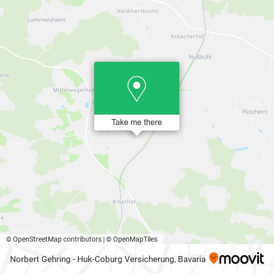 Карта Norbert Gehring - Huk-Coburg Versicherung