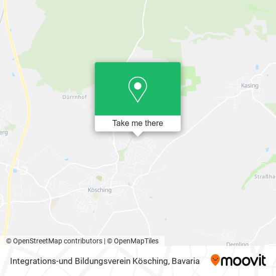 Integrations-und Bildungsverein Kösching map