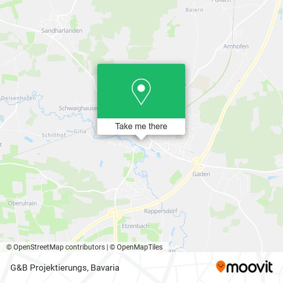 G&B Projektierungs map