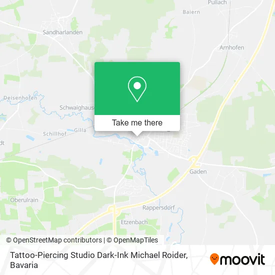 Карта Tattoo-Piercing Studio Dark-Ink Michael Roider