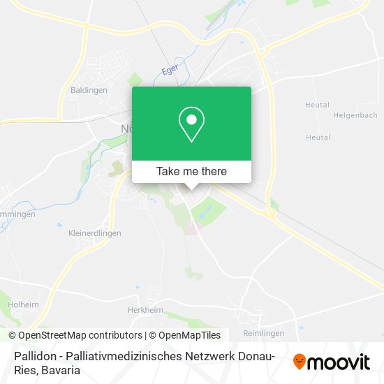Pallidon - Palliativmedizinisches Netzwerk Donau-Ries map