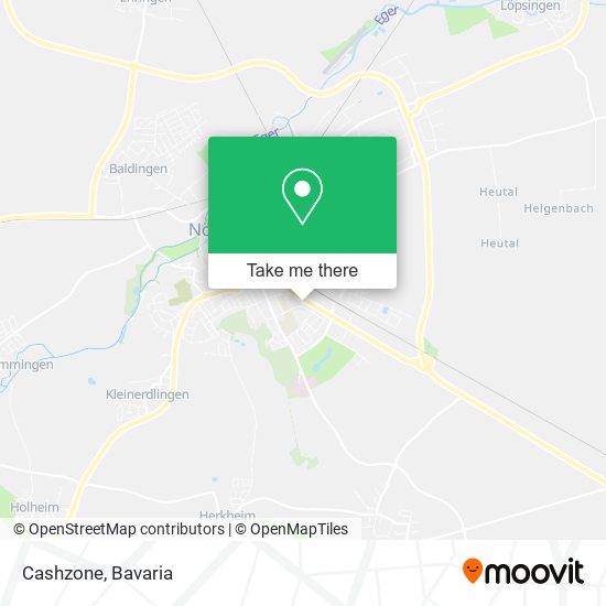 Cashzone map