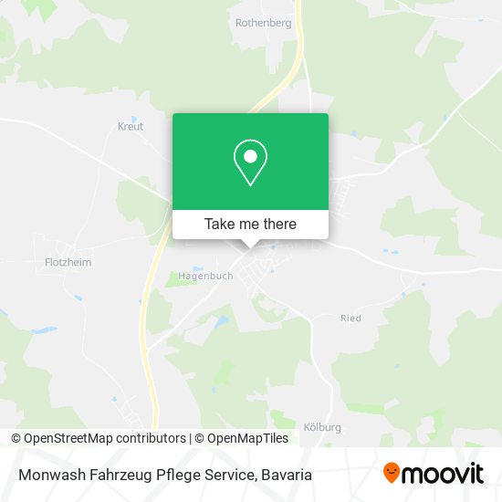 Monwash Fahrzeug Pflege Service map
