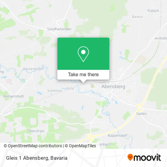 Карта Gleis 1 Abensberg