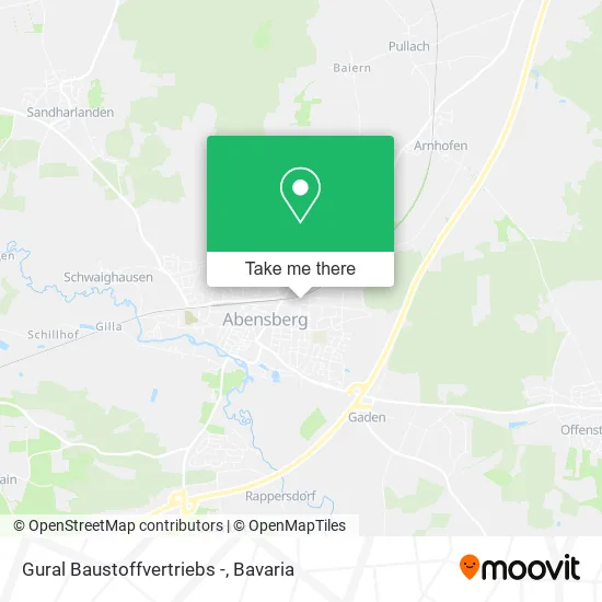 Карта Gural Baustoffvertriebs -
