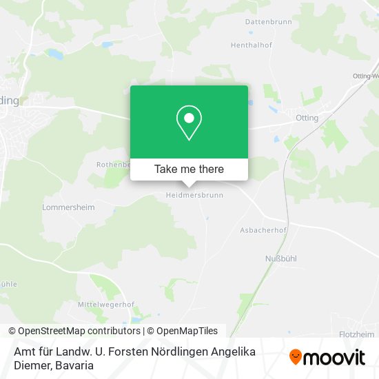 Amt für Landw. U. Forsten Nördlingen Angelika Diemer map