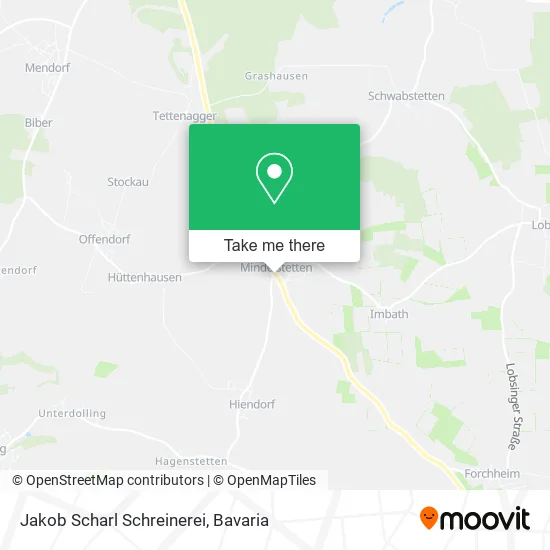 Jakob Scharl Schreinerei map