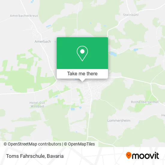 Карта Toms Fahrschule