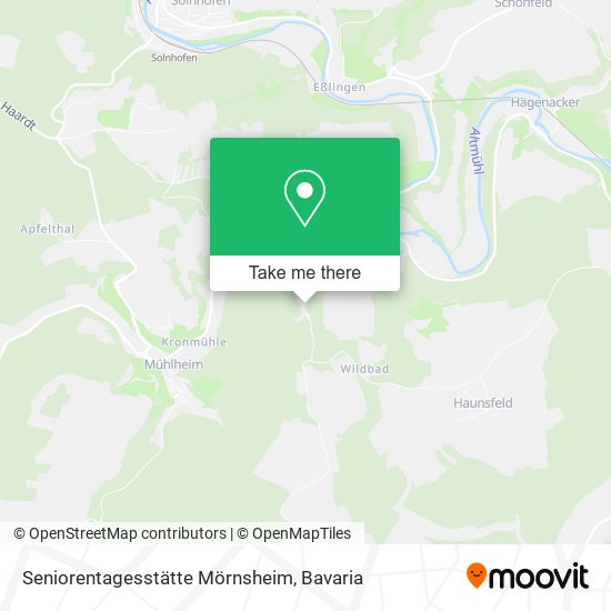 Seniorentagesstätte Mörnsheim map