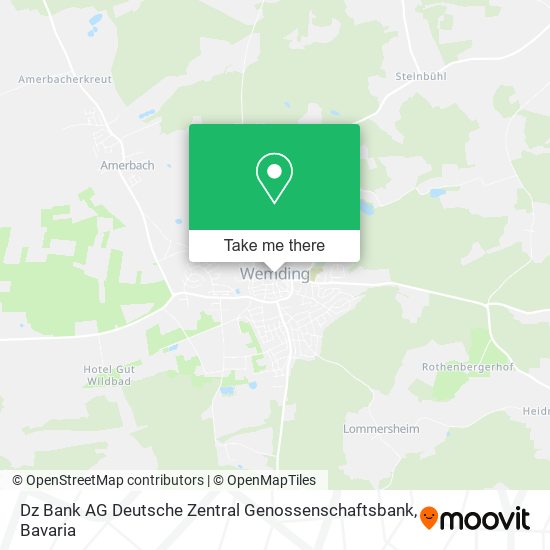 Dz Bank AG Deutsche Zentral Genossenschaftsbank map