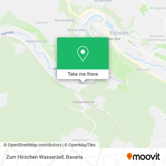 Карта Zum Hirschen Wasserzell
