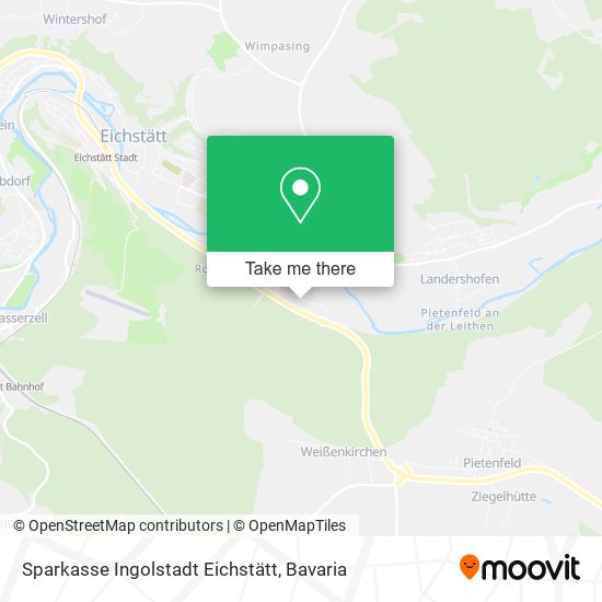 Sparkasse Ingolstadt Eichstätt map