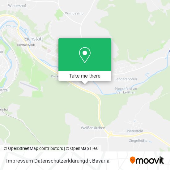 Impressum Datenschutzerklärungdr map