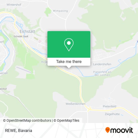 REWE map