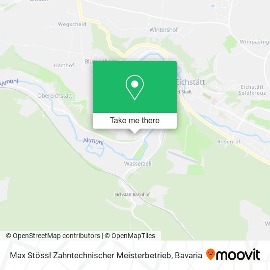 Max Stössl Zahntechnischer Meisterbetrieb map