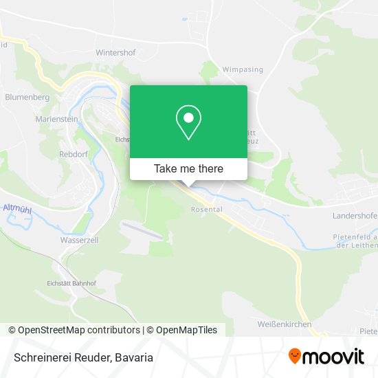 Schreinerei Reuder map