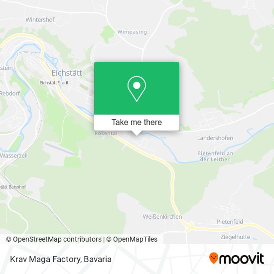 Krav Maga Factory map