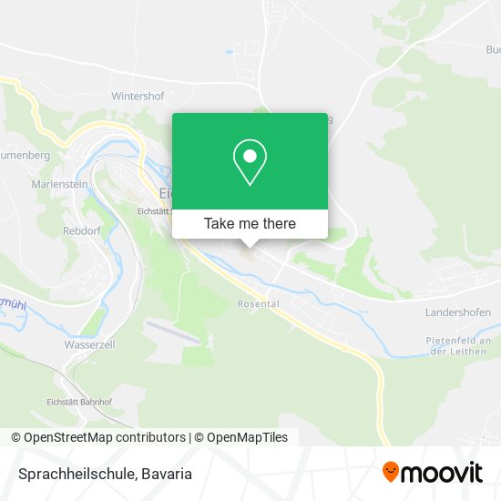 Sprachheilschule map